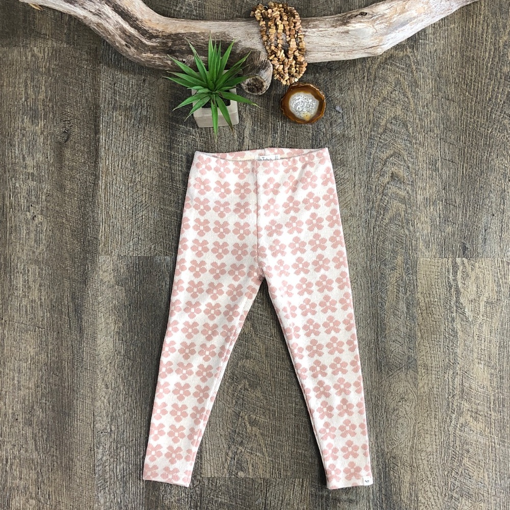 Oh Baby! Mod Flower Knit Leggings 18-24 months